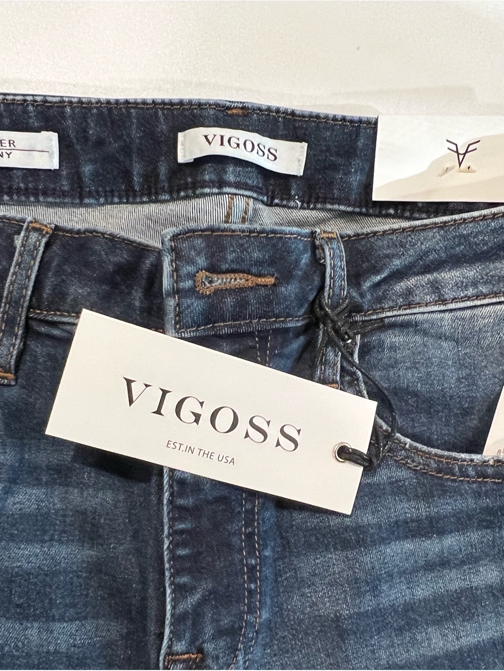 Vigoss Jagger Skinny Jeans in Dark Wash